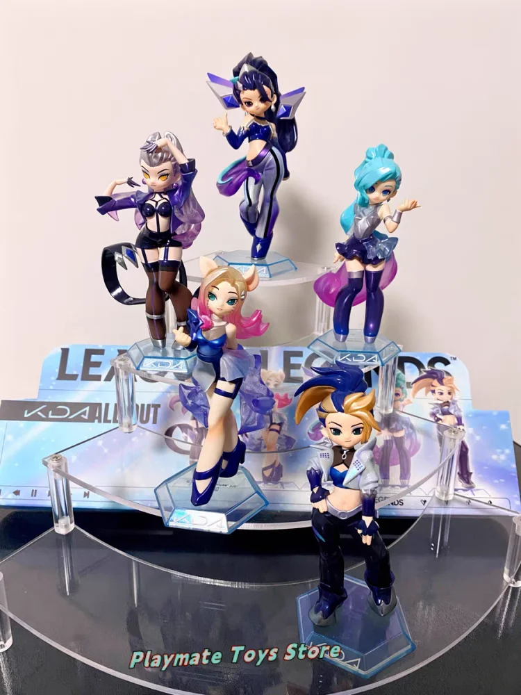 Genuine League Of Legends Popular Games Co-Branded K/Da Series Of Hand-Done Blind Box Games Surrounding Mystey Box Surpris Toy