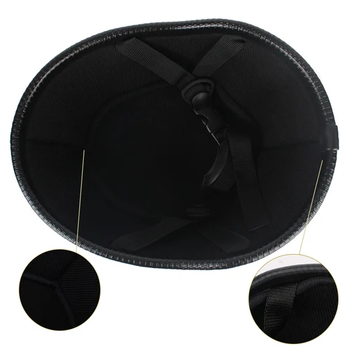 Imagen 2 del producto Casco de motocicleta ultraligero Unisex Retro Vintage casco de seguridad en ciclismo casco de media cara casco de bicicleta MTB