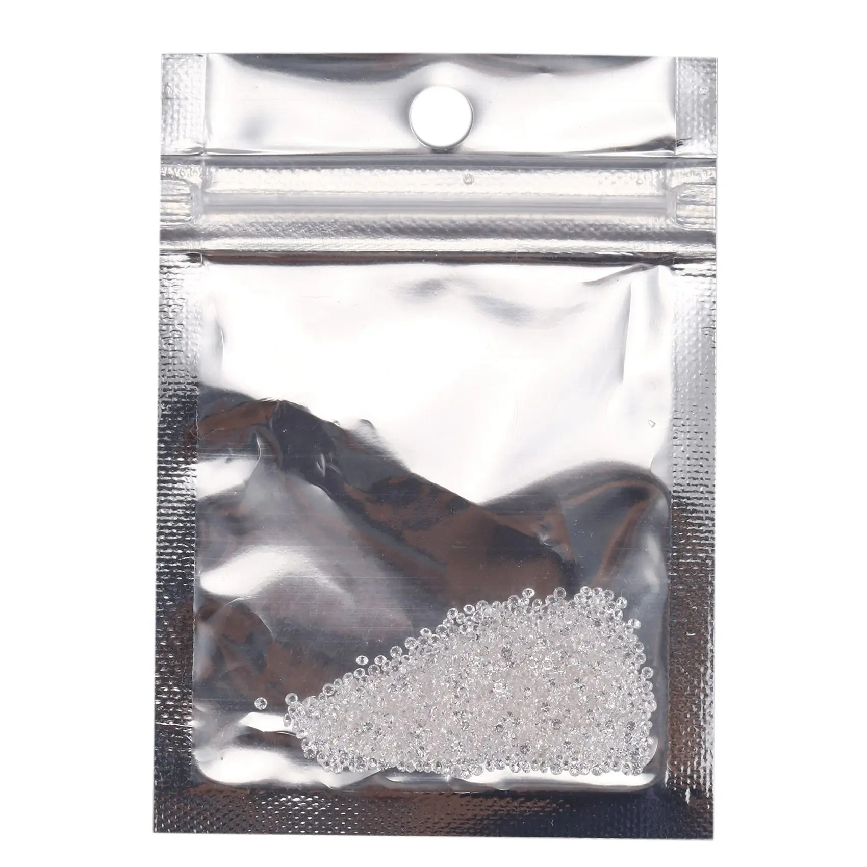 AA20-2880Pcs Micro-Diamond DIY Nails Rhinestones Crystal Flat Back Non Hotfix Rhinestones Need Glue White