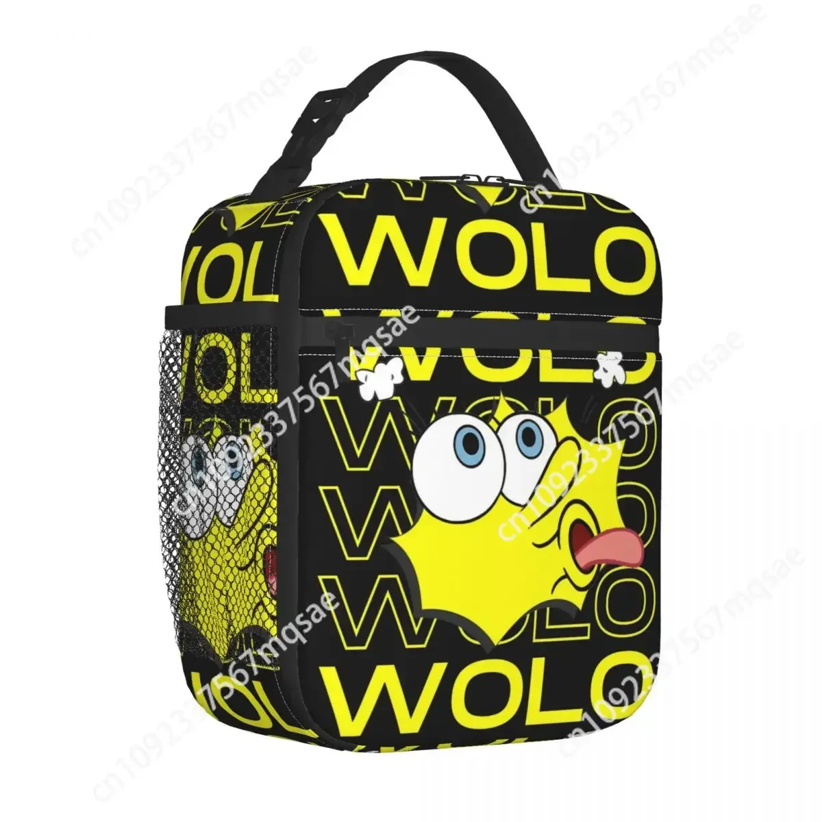 

Spongebobed Tongue Wolowolo Insulated Lunch Bag Thermal Bag Lunch Container Leakproof Tote Food Bag College Travel Custom