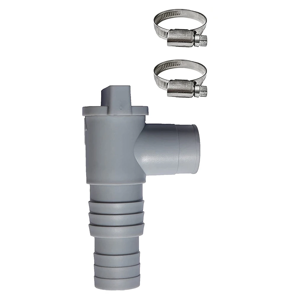 1Set Waste Grey Water Tank Drainage Drain Tap Kit Caravan Motorhome 28mm 32mm Includes Mounting Bracket Camper Accessories view 4