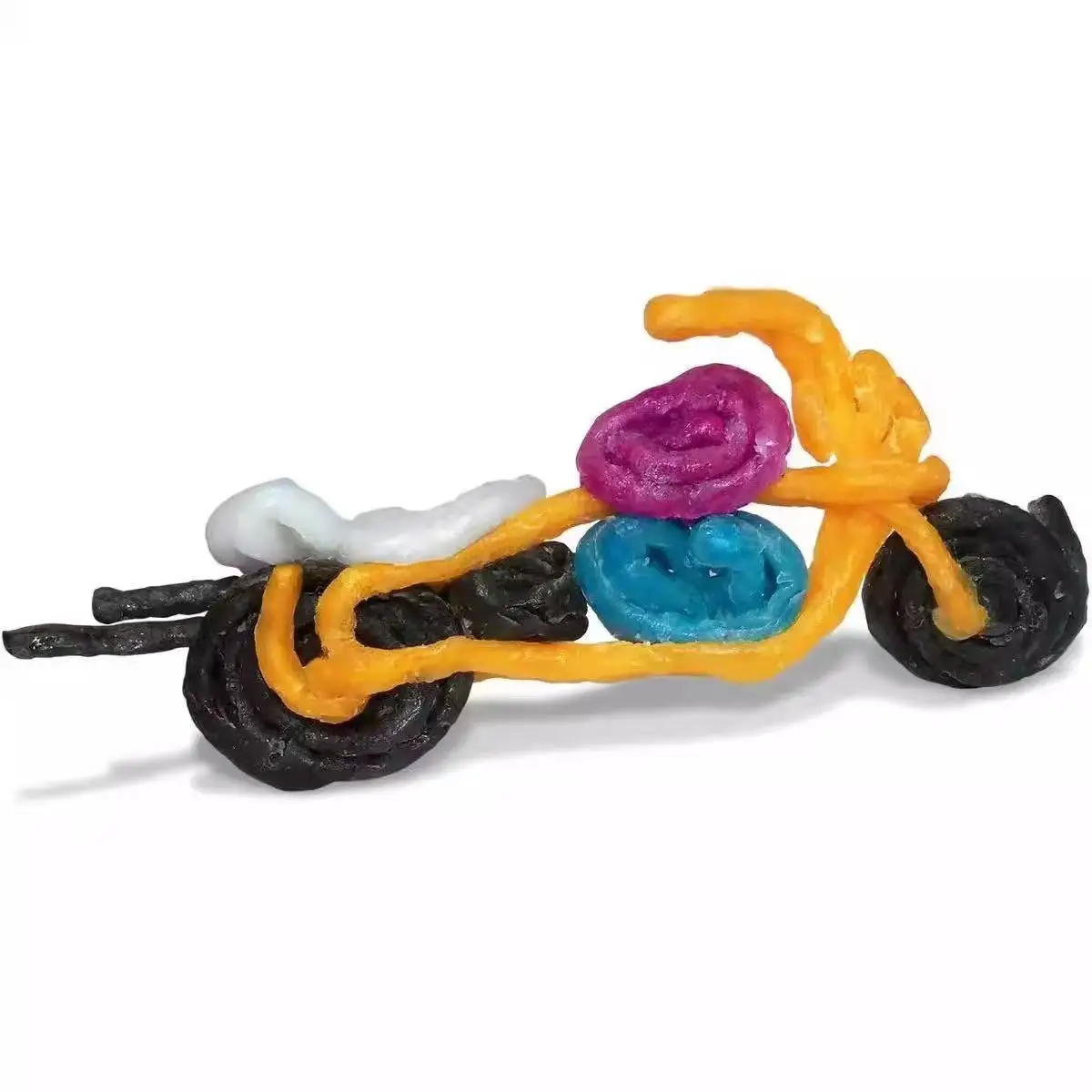 WLKKLSTLX Sensorisches Amerikanisches Wachsfaden-Kunst DIY-Set für Kinder Pädagogisches Basteln Handgemachte Spielzeuge zur Intelligenzentwicklung