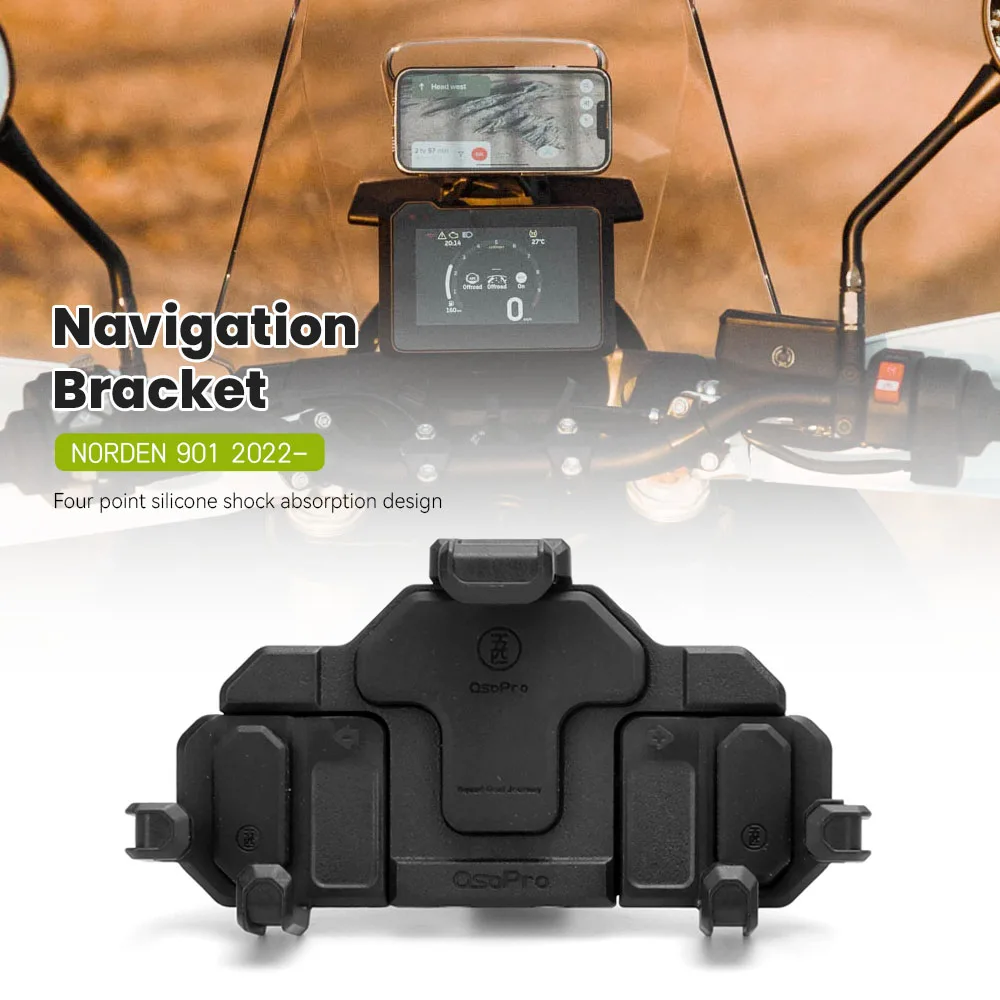 New Motorcycle Accessories Phone Holder Stand GPS Navigation Plate Bracket For Husqvarna Norden 901 Norden901 2022 2023 2024