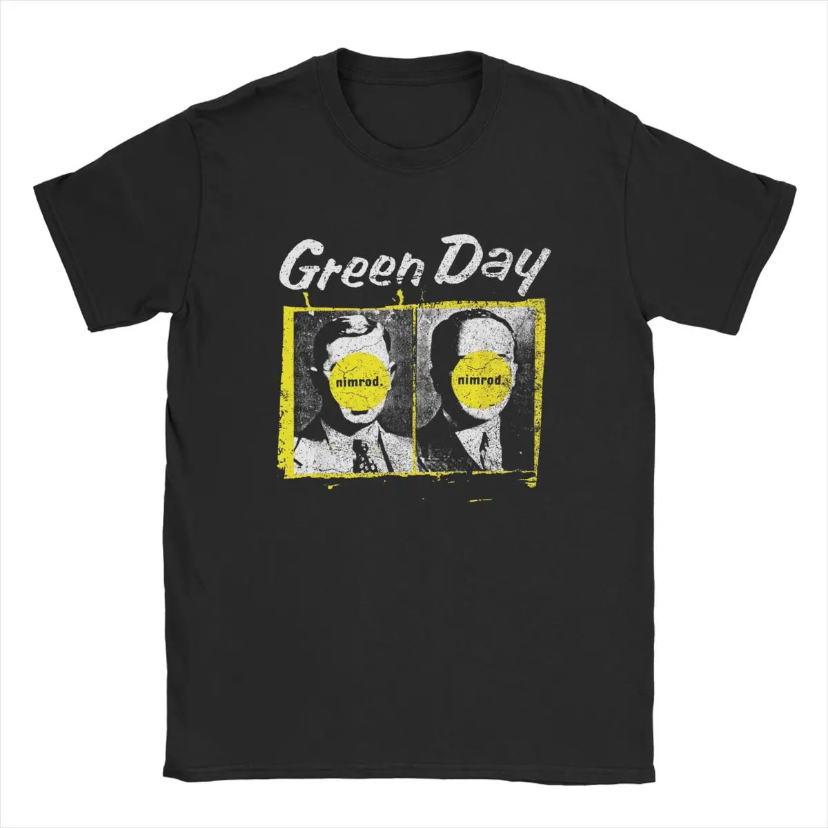 

Green Days Nimrod T Shirt Men 100% Cotton Vintage T-Shirt Round Neck Fresh Dookie Saviors Hip Hop Tees Short Sleeve Clothing New