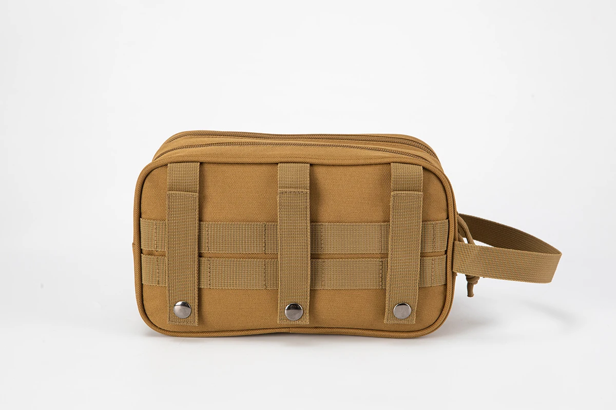Taktische Kulturtasche für Herren/Damen, Hygienetasche, Molle-Taschen, kleine hängende Dopp-Tasche, Herren-Rasierset, Reise-Duschtasche – Detail 7