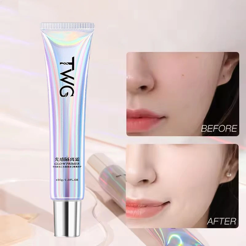 Face Primer Cream,Invisible Pore Base Stick Makeup Concealer Isolation Makeup Front Pore Base Modifying Skin Color Primer Makeup