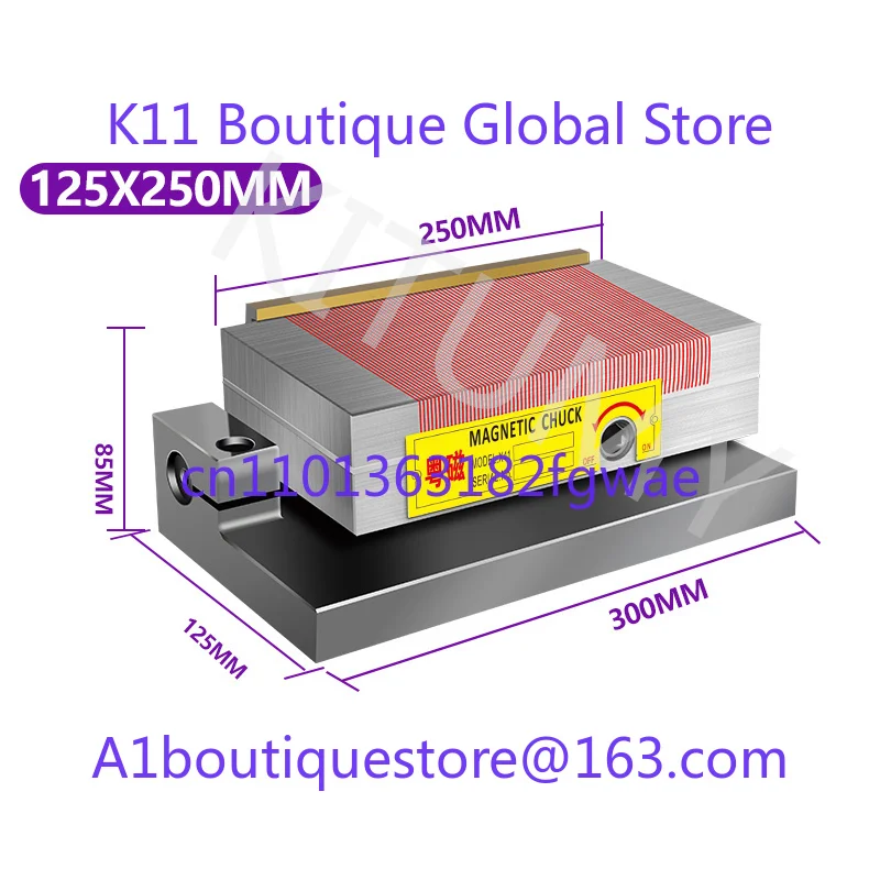 100*175 Sine Magnetic Table Brass Surface Grinder High Precision Strong Magnetic Chuck Grinder Disc Angle 0-45