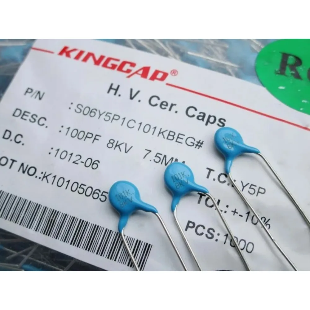 8KV101 High-voltage Ceramic Capacitors  0.0001UF 8000V 100PF