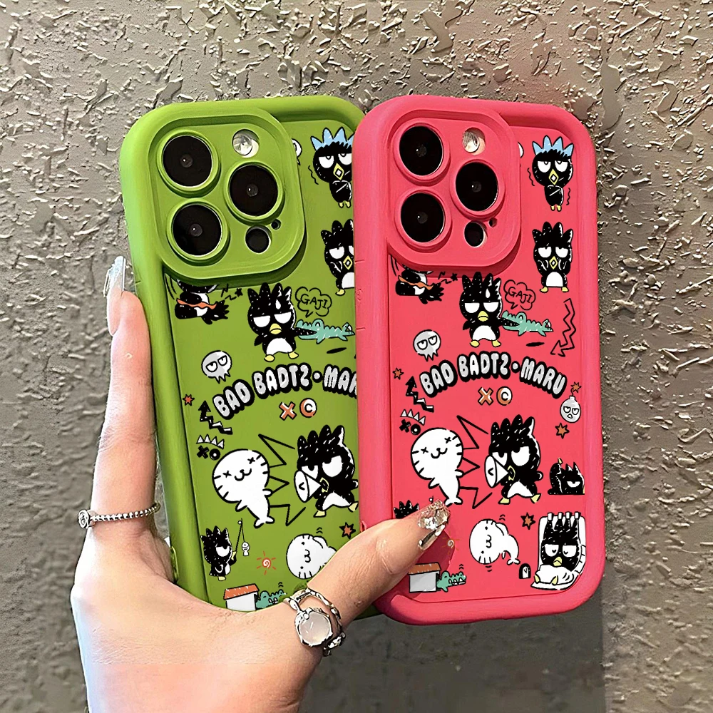 Funny BADBADTZ-MARU Phone Case for Vivo Y100 Y50 Y36 35 Y28 Y21 Y20 Y17 Y15a V40 V30 SE V29e V25 V23 V23e Soft TPU Ladder Cover