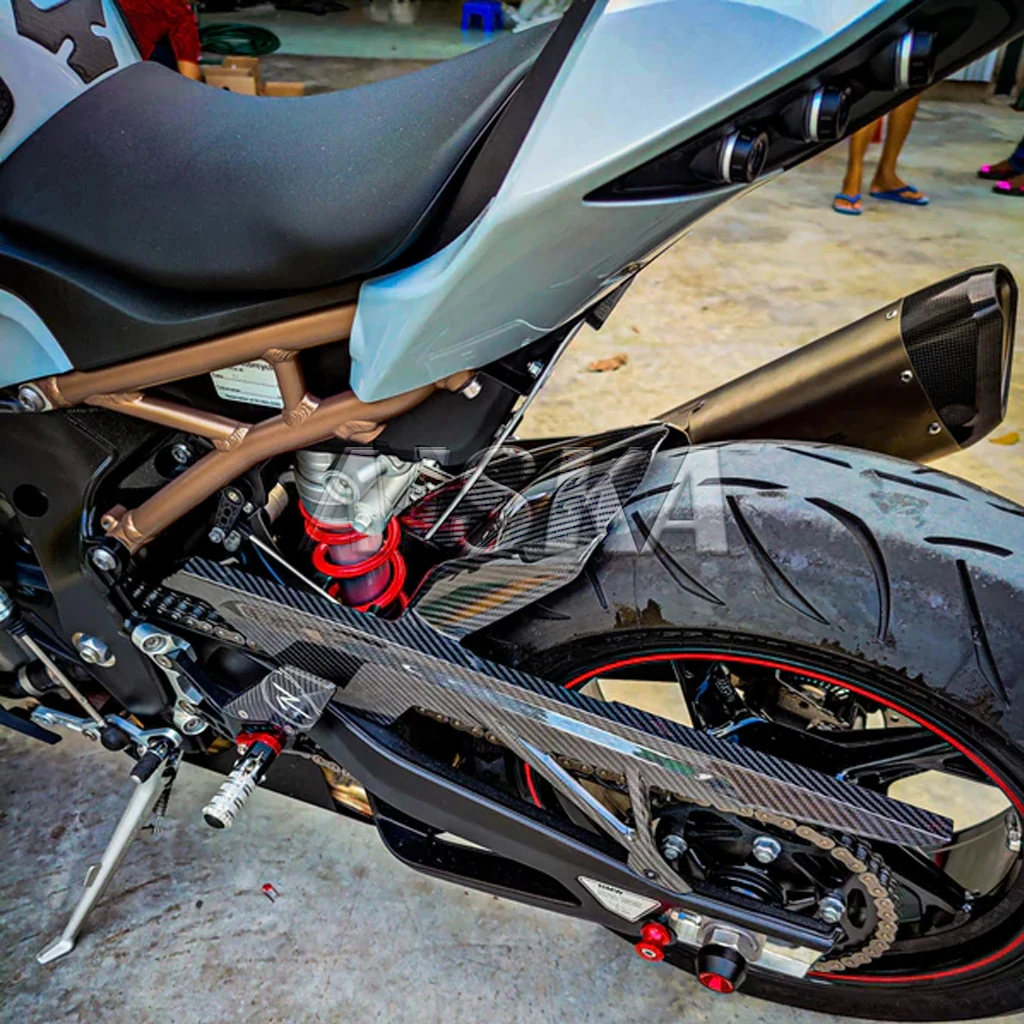 Motorcycle Accessories 3K Pure Dry Carbon Fiber Fender Fuel Tank Guard Winglets Fairing Kit For BMW S1000R 2021 2022 2023 2024