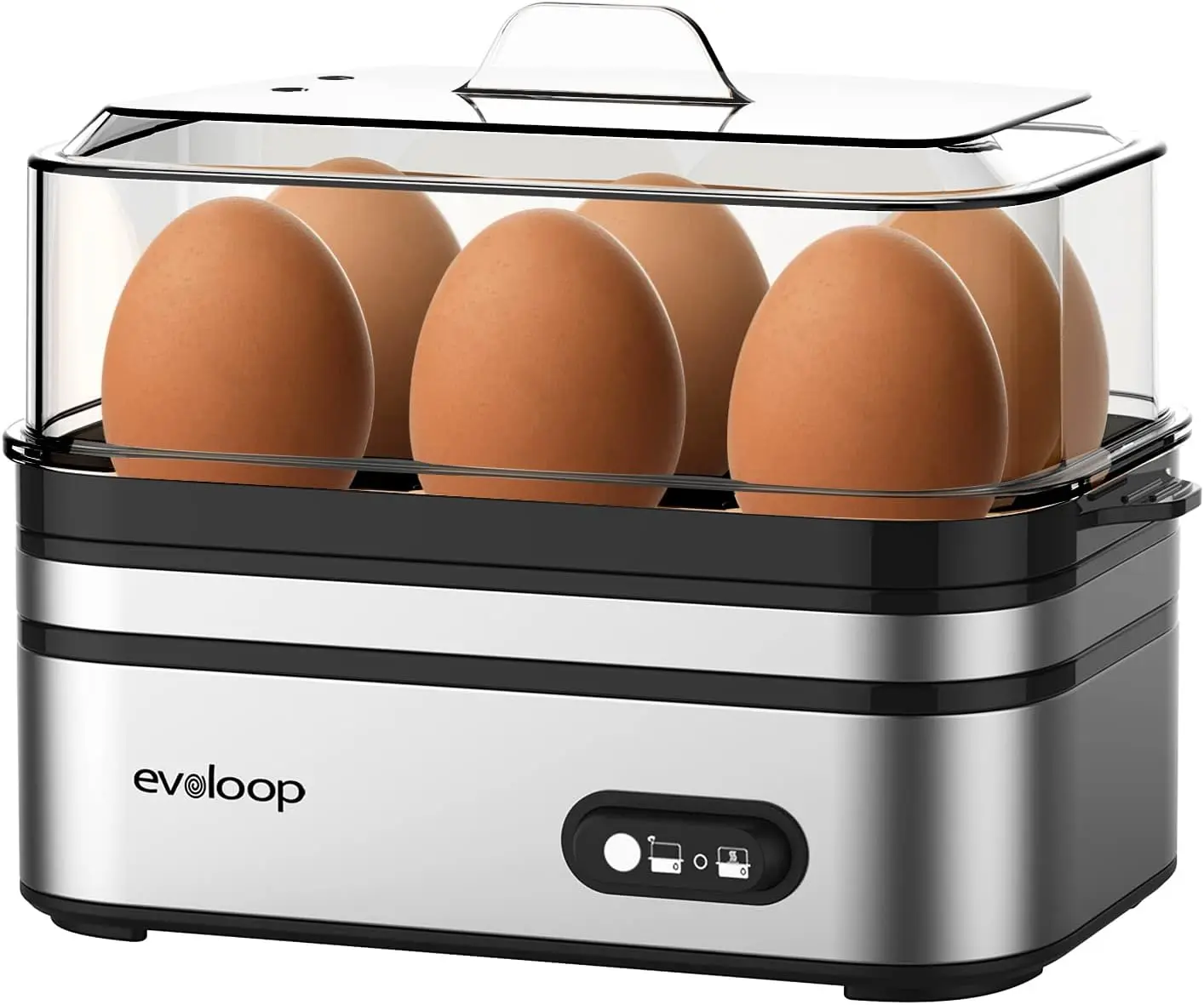 

Электрическая яйцеварка Rapid Egg Cooker емкостью 6, мягкая, средняя, вареная в твердом переплете, устройство для приготовления омлета Egg Poacher с автоматическим отключением-O