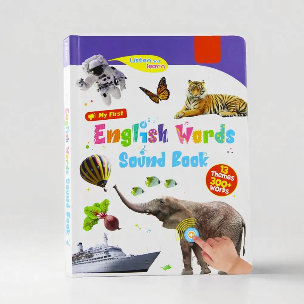 English Audio Reading Book Natural Enlightenment English Early Education Audio Books Suit For All Ages Kids English Words Book