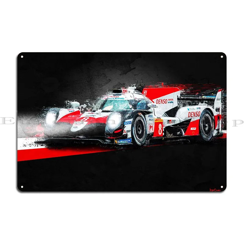 Alonso Le Mans Metal Signs Designs Rusty Decoration Painting Wall Cave Tin Sign Poster