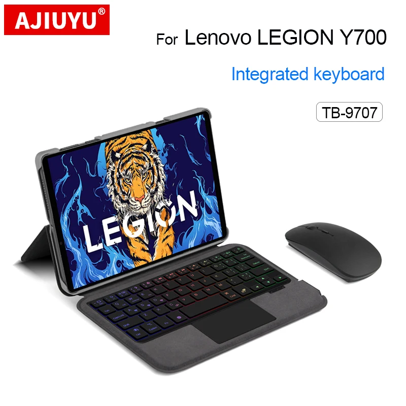 

한국어 Keyboard Case Korean For Lenovo LEGION Y700 8.8" TB-9707F 9707N 9707 Cover Tablet Bluetooth keyboard Protective Cover Case