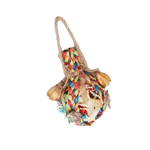 Great Chew Toy Parrot, Ball Cage, Hanging Bite, Training Bird, chewing toy for macaws, Budgie, Agaporni, Cacatuas 10 Main Sales Maca de Clothes - №10