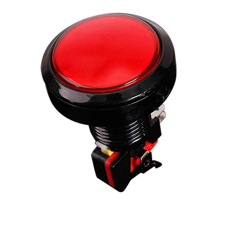 45mm Round Button Switch Parking Equipment Self-Service Water Vending Machine Button Game Machine with Light