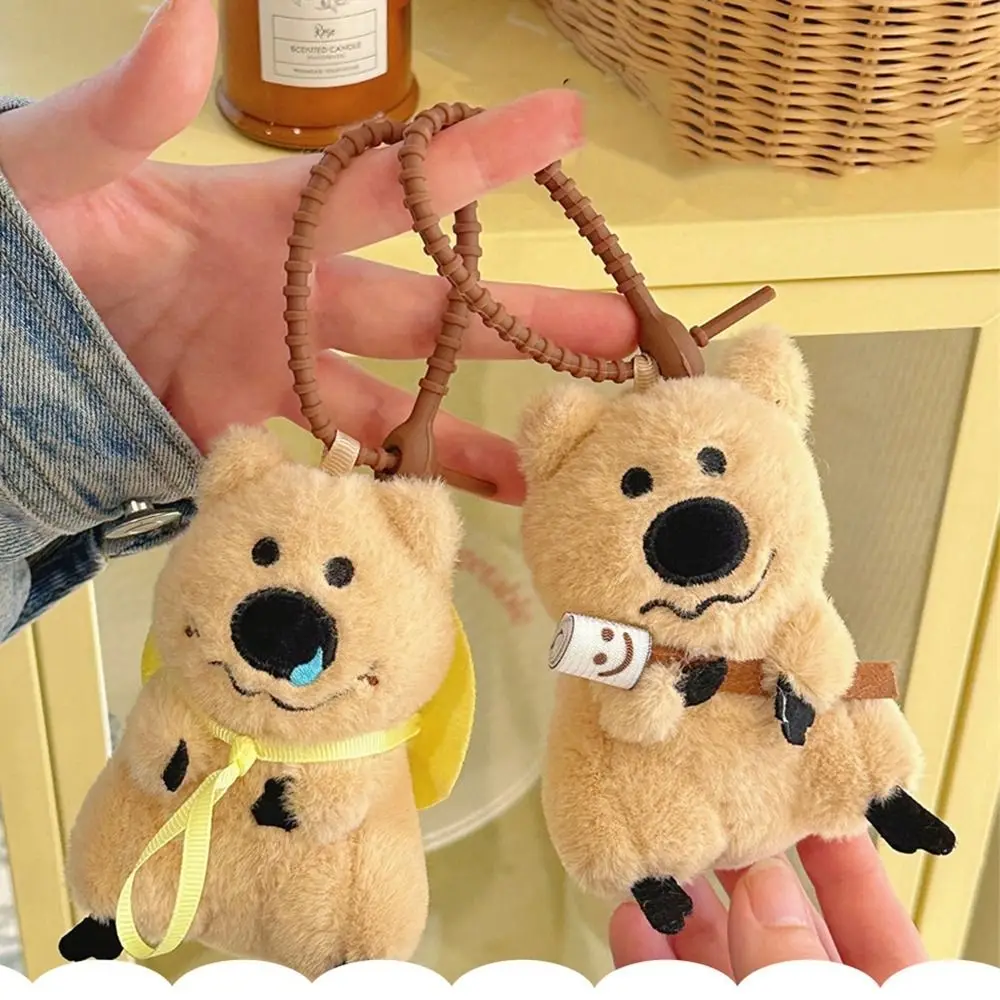 Cute Keychain Koala Pendant Animals Backpack Plush Toy Bag Pendant Keyring DIY Craft Accessories Key Chain Decoration Women/men