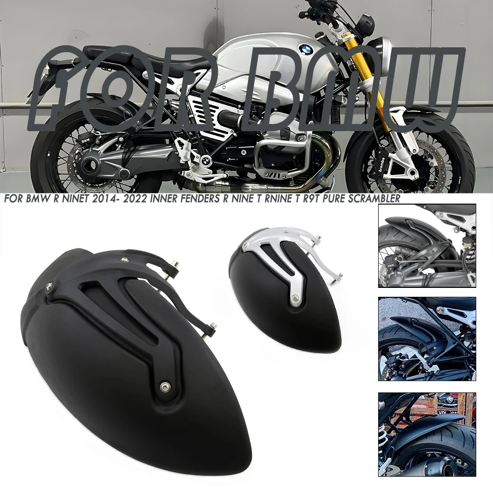 

Motorcycle Accessories Rear Mudguard Splash Guard For BMW R nineT 2014- 2022 Inner Fenders R Nine T Rnine T R9T Pure Scrambler