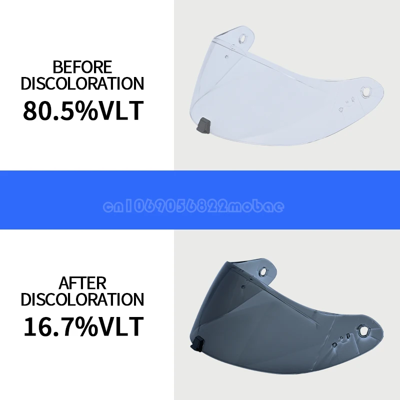 Photochromic perisai Visor lensa untuk SCORPION EXO R420 helm Visor wajah penuh Viseira Capacete helm balap bagian