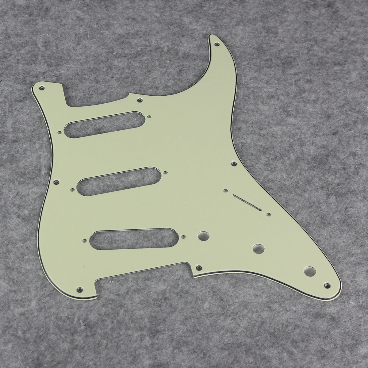 FLEOR Set of Vintage 8 Holes ST Pickguard SSS Guitar Back Plate & Screws for Electric Guitar Parts, 7 Colors Choose