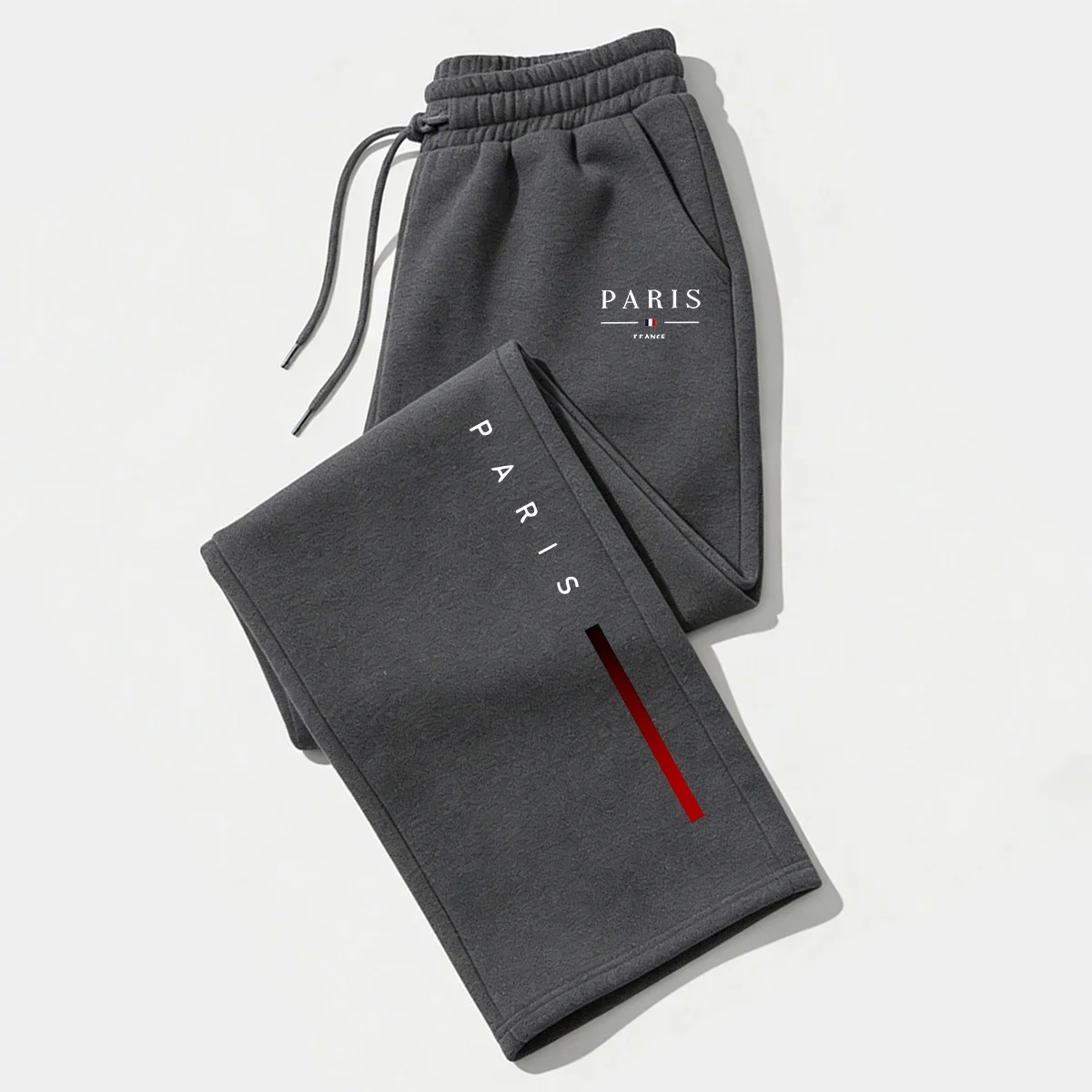 2026 Hot Sale PARIS Printed Wide-Leg Pants Men Women Autumn Winter Casual High Quality Outdoor Running Sports Sweatpants image 3