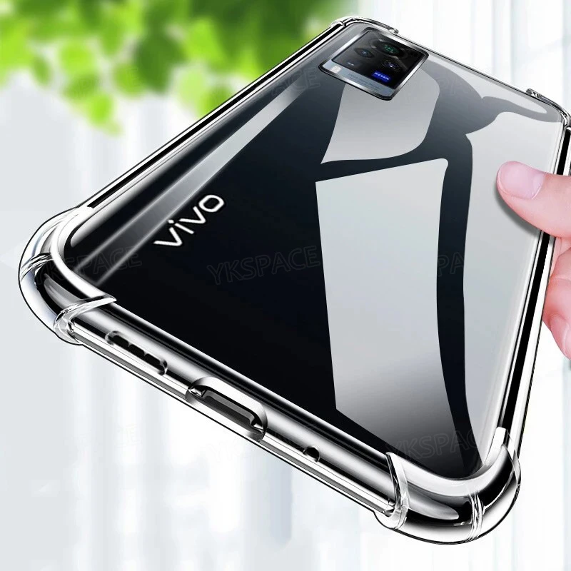 Transparent Shockproof Silicone Case For VIVO X80 X70 X70T X60 X60T X50 X30 X27 X23 X21 X20 X9S Pro Plus Lite Soft Phone Cover