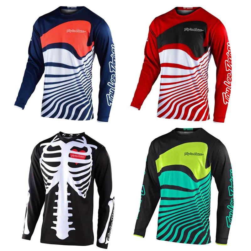 Free shipping love skull motocross racing suit downhill jersey mountain bike clothing moto bike mx off-road bike