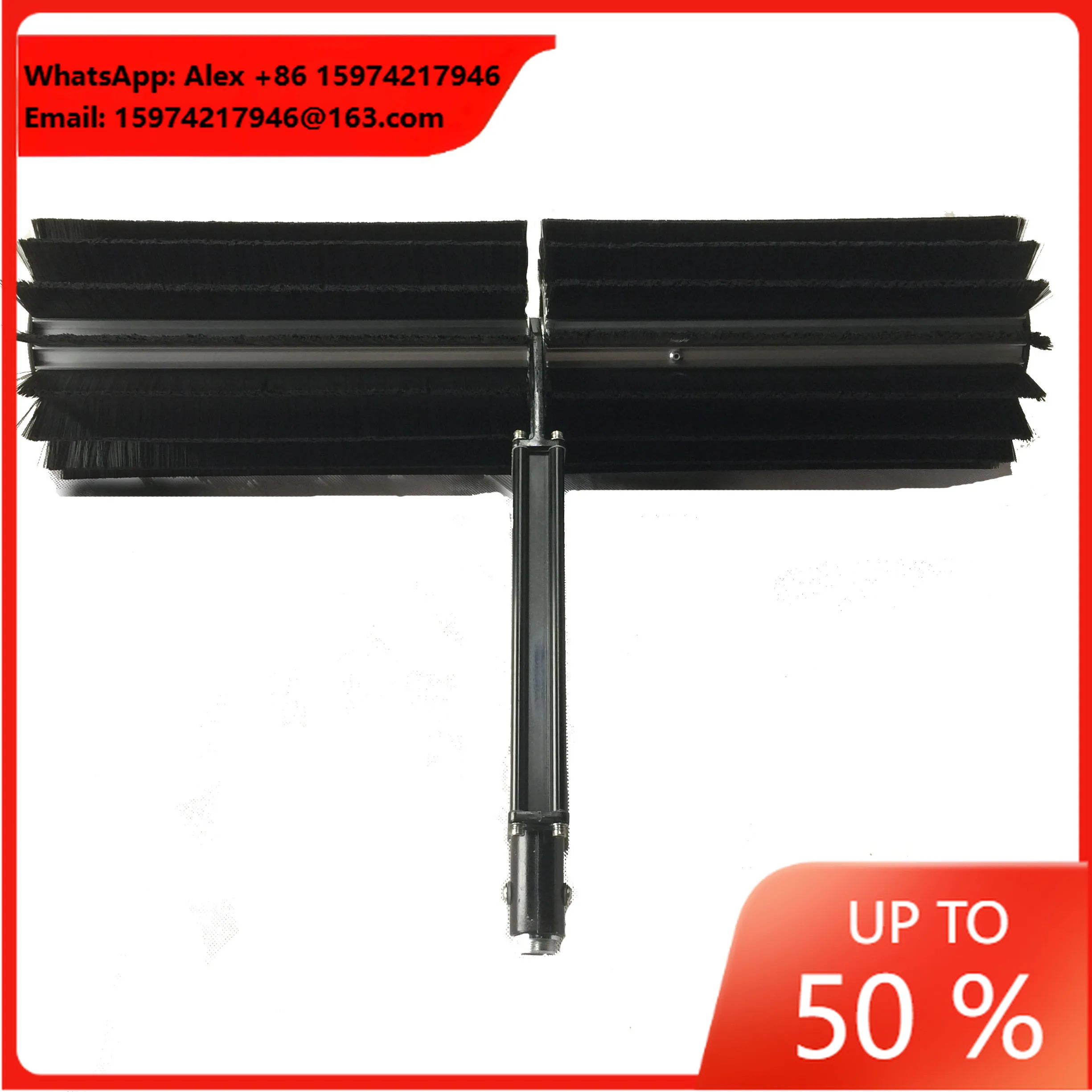 Solar Panel Mounting Wash Machine Pv Module Cleaner Solar Panel Roller Clean Brush