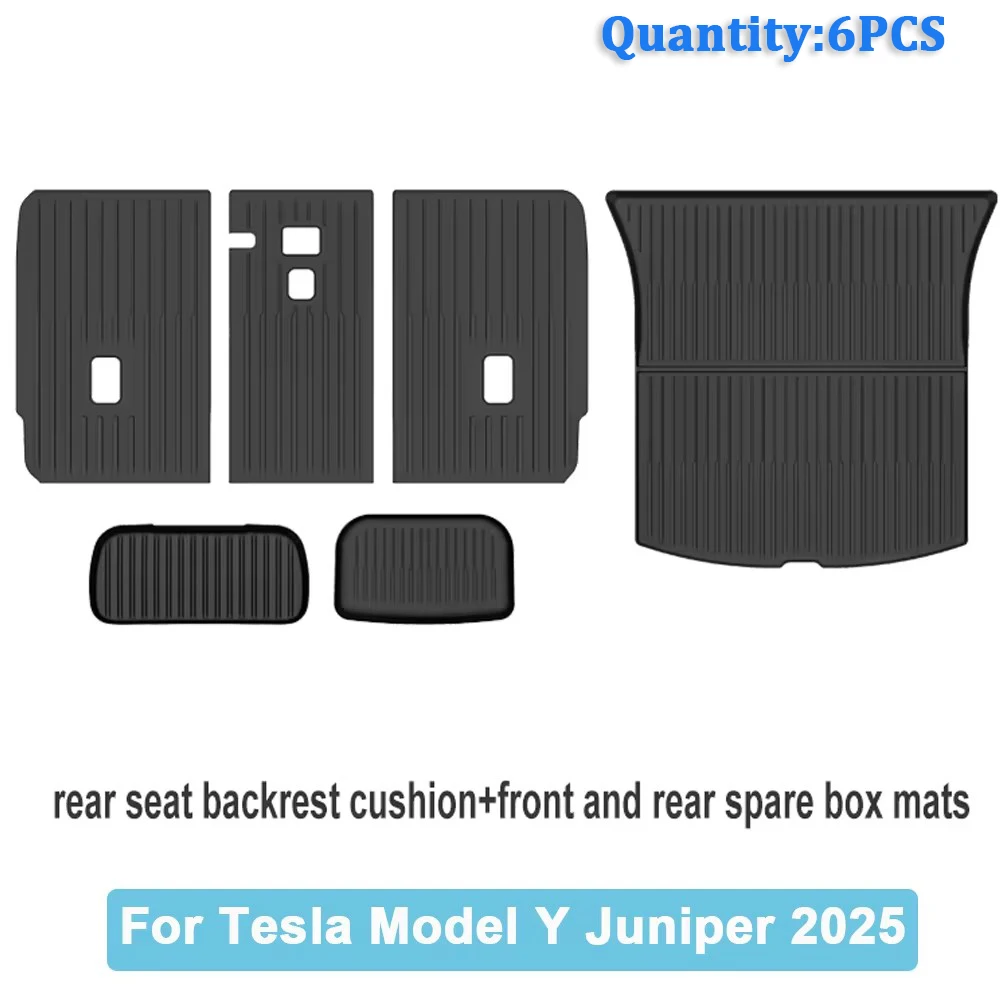6PCS trunk mats
