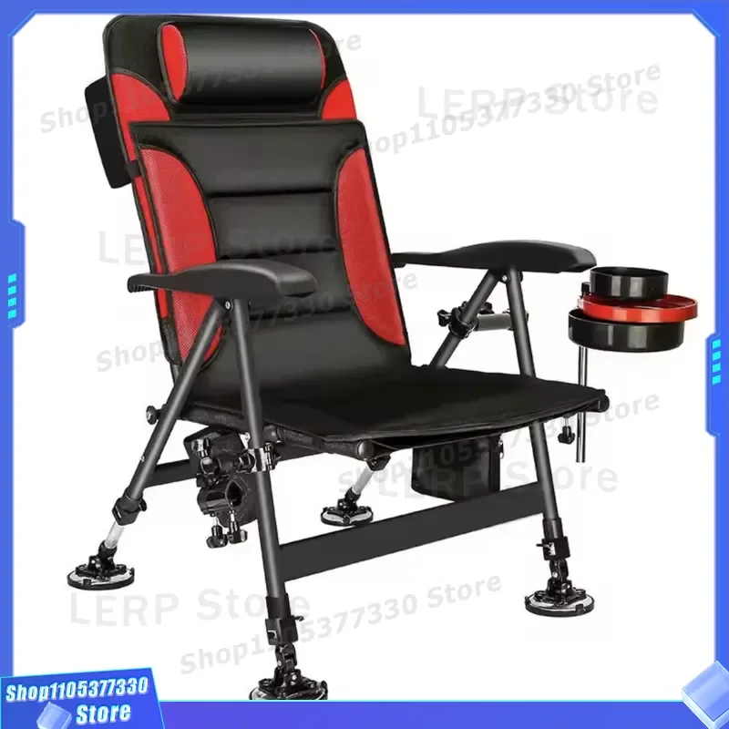 Portable Folding Deck Chair Adjustable 5 Gear Backrest Lift Multi Group Outdoor Camping Garden Beach Fishing Seat Factory