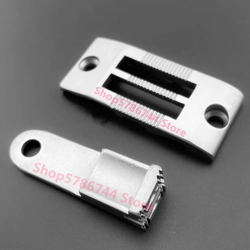 8MM Twin Needle Plate Feed Dog For Durkopp DA768 Sewing Machine