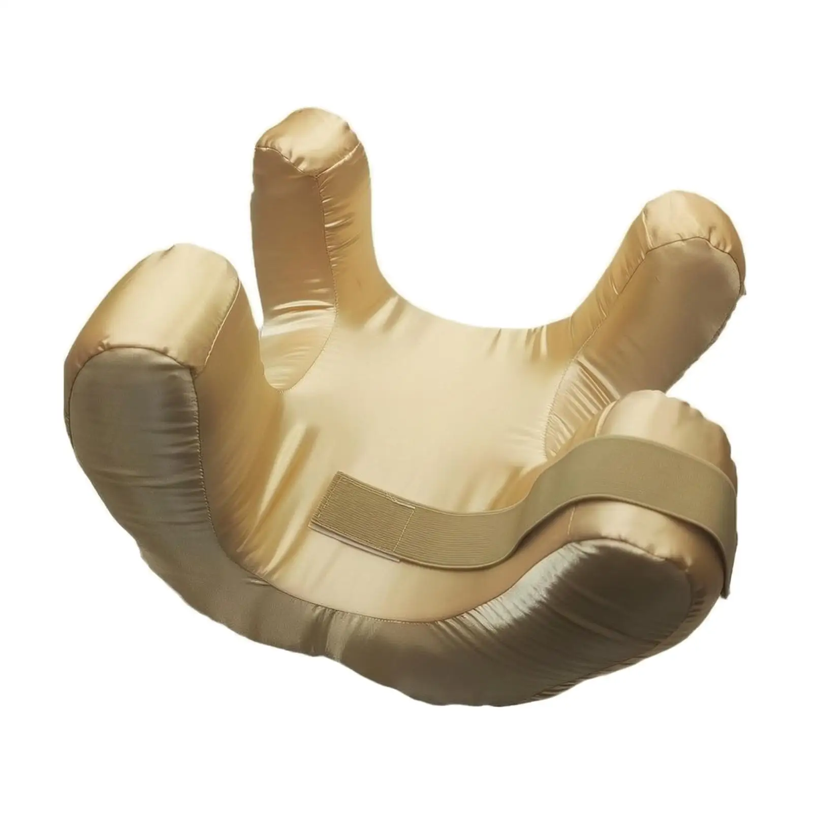 Contoured Cosmetic Pillow Skincare-Friendly Ergonomic Face Pillow with Recessed Center Pressure Relief for Bedtime