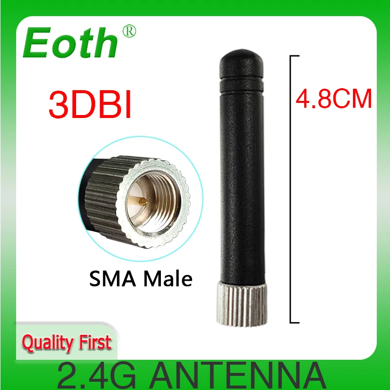 

Антенна EOTH 2,4 ГГц, антенна 3 дБи, sma, Wi-Fi, 2,4 ГГц