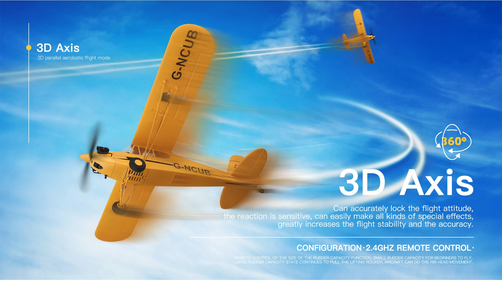 

Лидер продаж RC Самолет RTF 2,4G Бесщеточный двигатель 3D/6G Самолет с дистанционным управлением Wltoys A160 Модернизированный J3-CUB Готов к полете