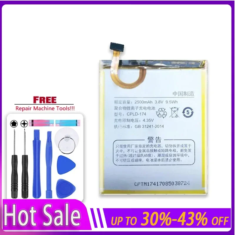 

2500mAh Replacement Battery for Coolpad A8 A8-930 A8930