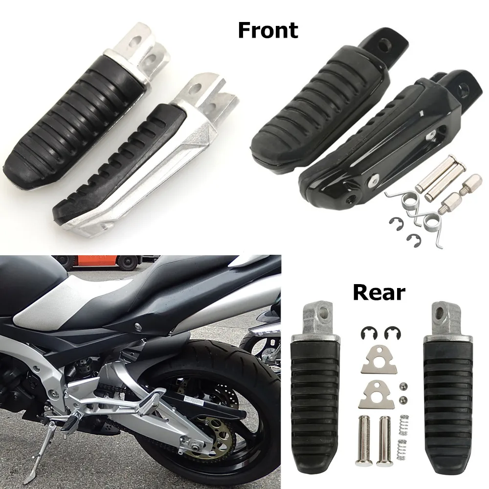 Motorbike Passenger Foot Peg Rear Pedal Front Footrest Footpeg For Suzuki GSX650F GSX 650F 2008-2012 GSX 1400 i B-King