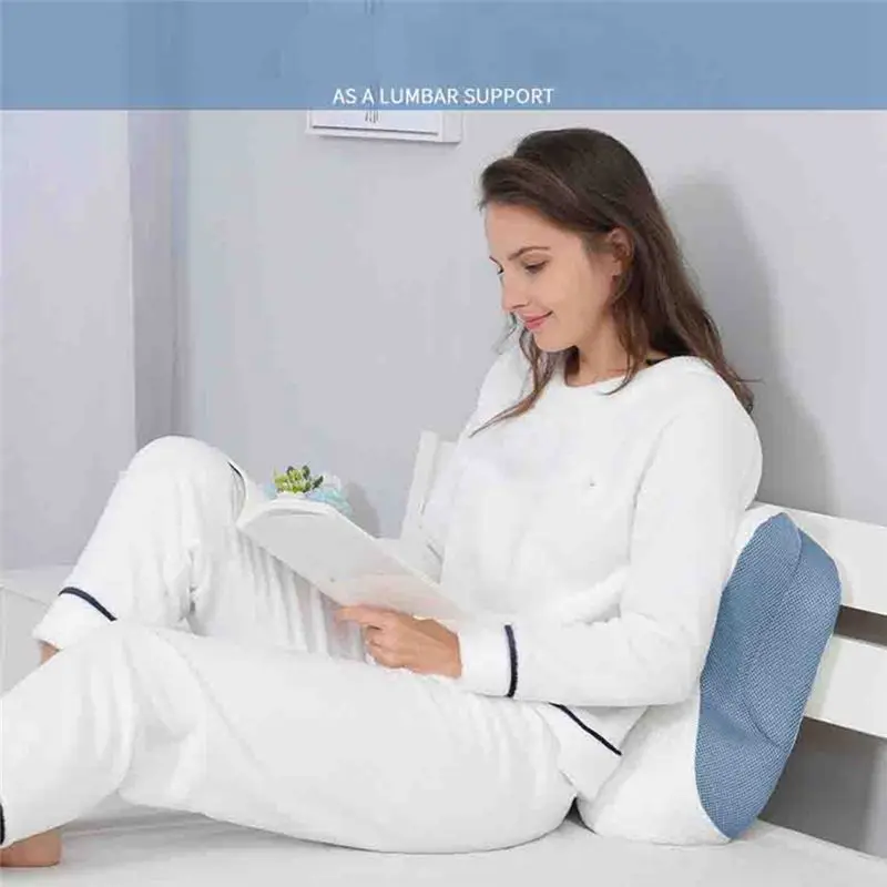 

Learned - подушка с эффектом памяти-бабочки для защиты шеи и плеч, защита шеи, медленный отскок, эргономичная контурная подушка, здравоохранение