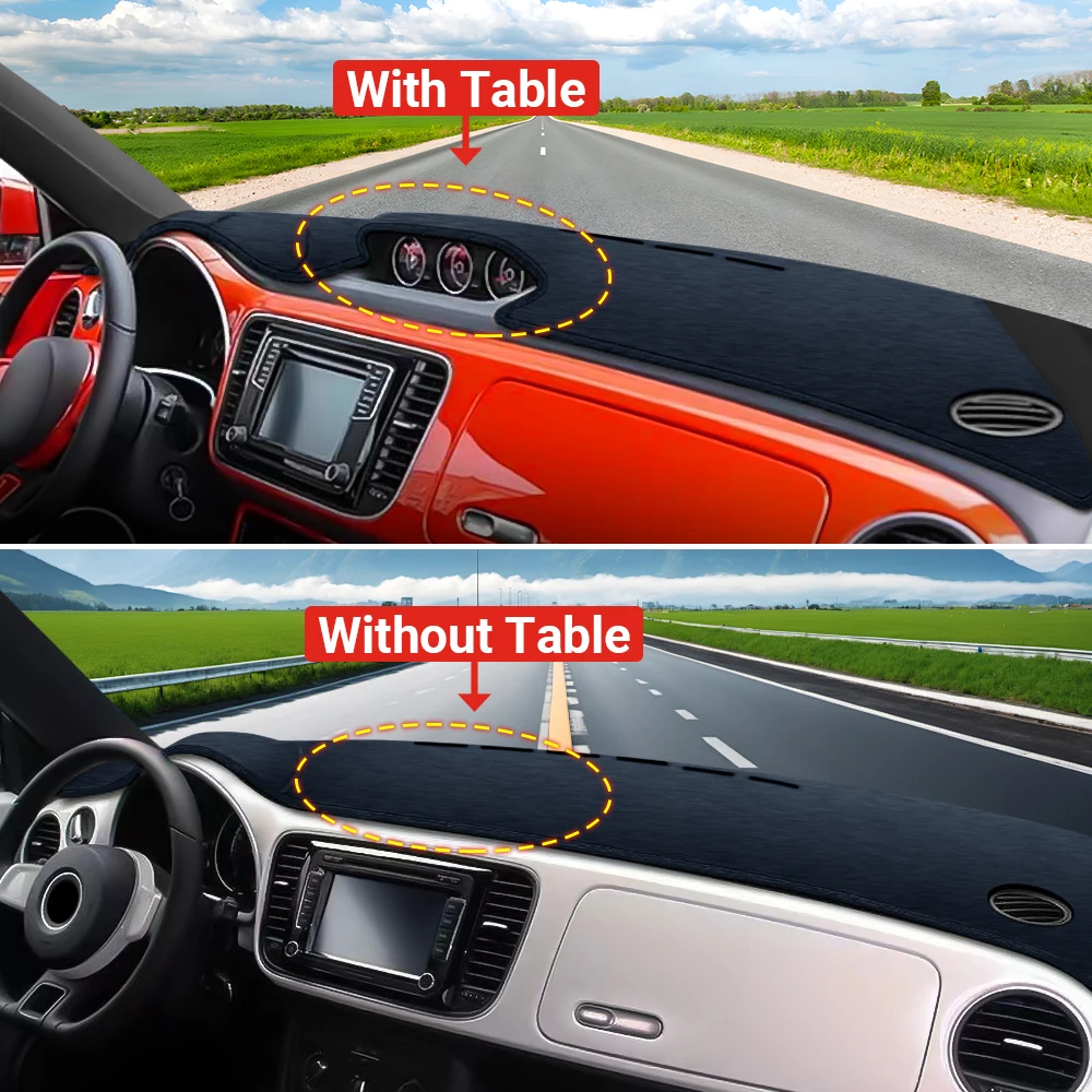 For Volkswagen VW New Beetle 2012 2013 2014 2015 2016 2017 2018 2019 Car Dashboard Pads Sun Shade Mats Avoid Light Anti-UV Cover - view 3