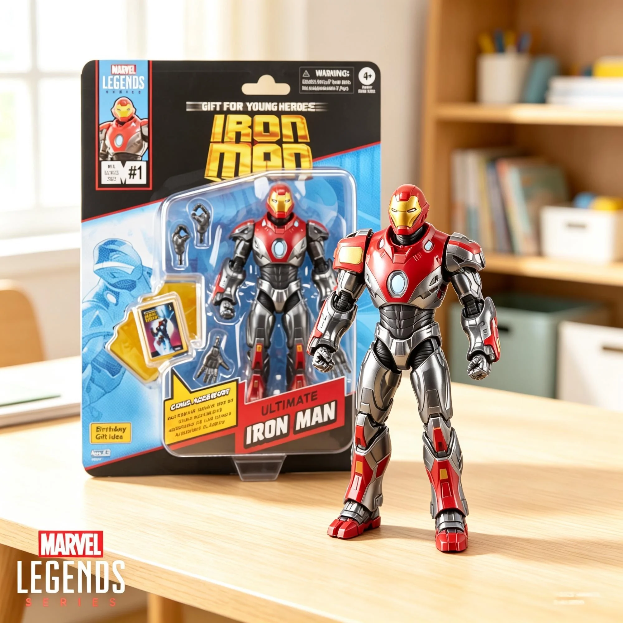 Hasbro Marvel Legends Ultimate Iron Man Action Figure Collectible Toys Halloween Christmas Gift Articulated Desktop Statue Decor