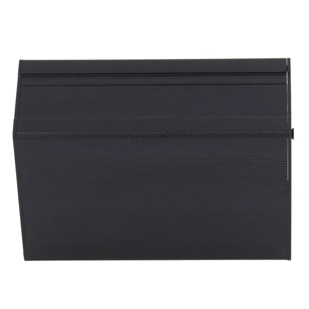Water Proof 46*76*110mm Aluminium Electric Box Black Striped /Glossy Style Electric Box Split Type Junction Box Enclosure Case