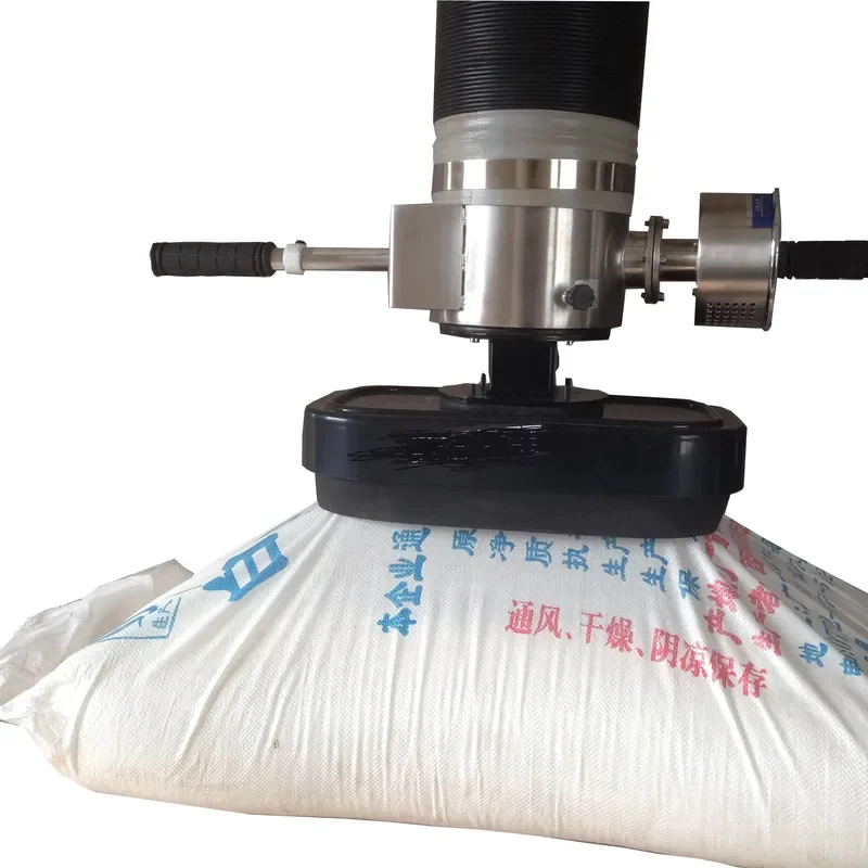 2026Hot CE 30kg Flour Sack Bag Vacuum Lifting Holder 50kg Heavy Rice Bag Kraft Coffee Bag Vacuum Tube Lifter Handling Machine