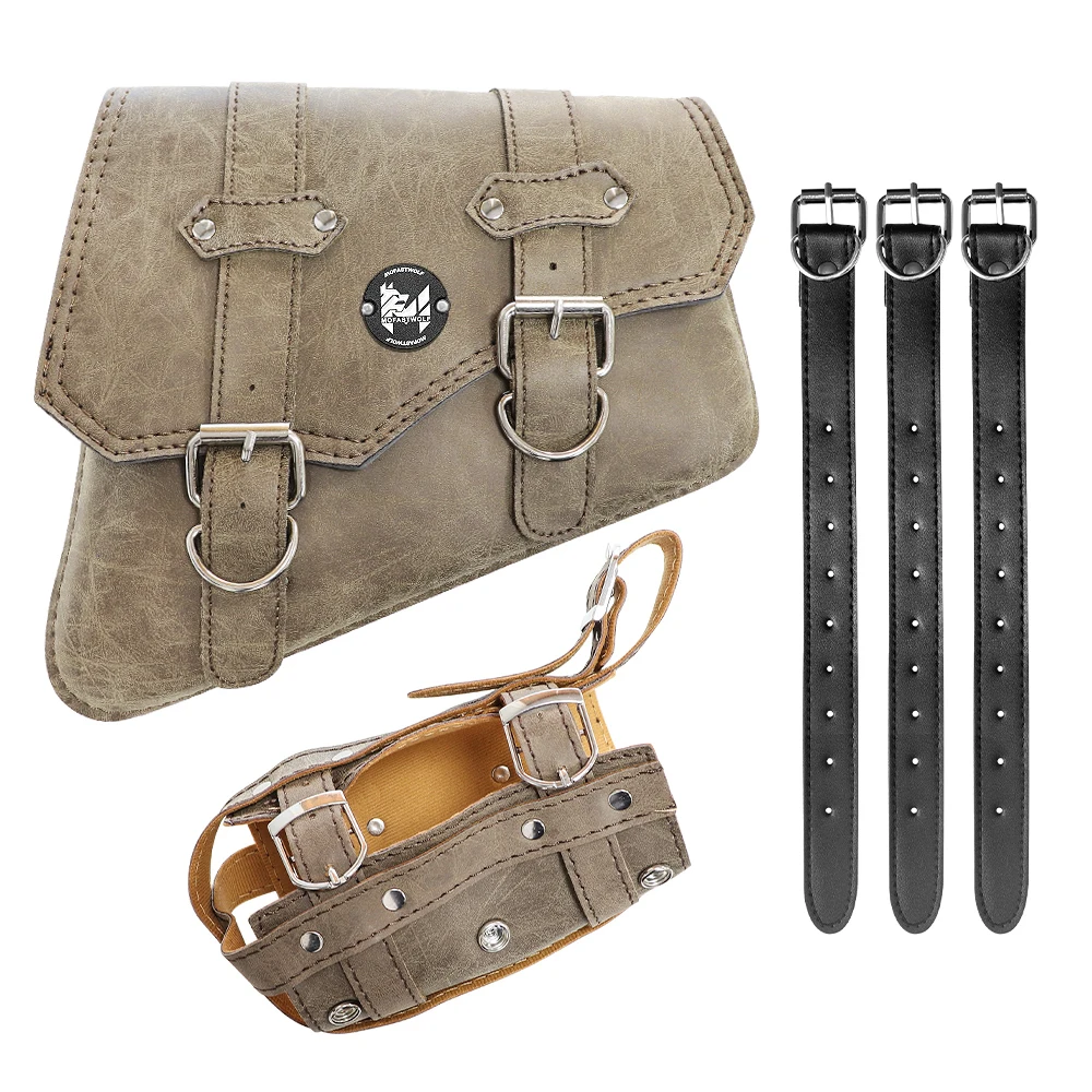 Motorcycle side bag universal Harley 883 1200X48 for Honda cm300 500 retro motorcycle water cup bag triangular hanging bag