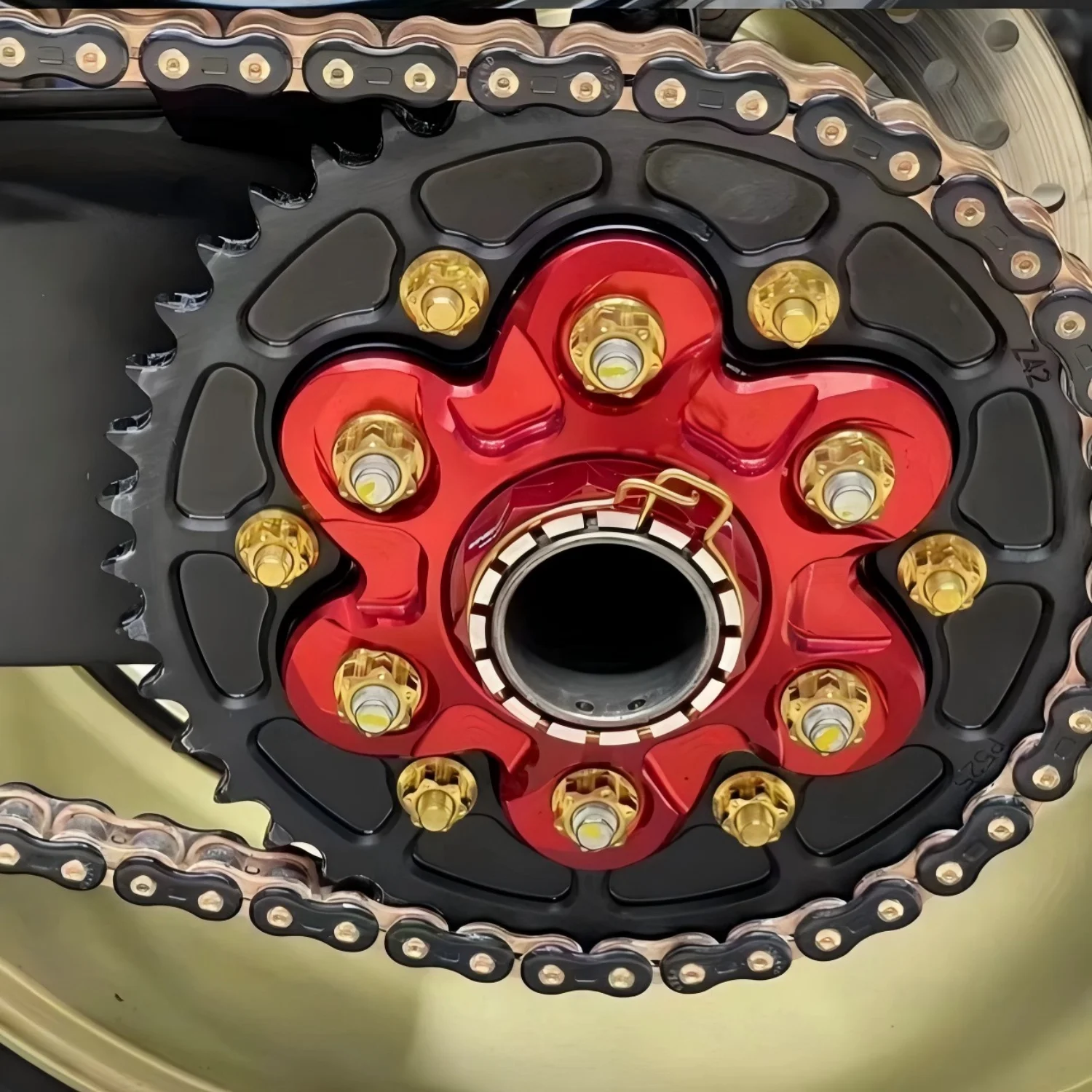 

M10x1.0 Motorcycle Rear Sprocket Cover Nuts for Ducati SuperSport 939, Multistrada 1200/1260, Genuine Replacement Hardware