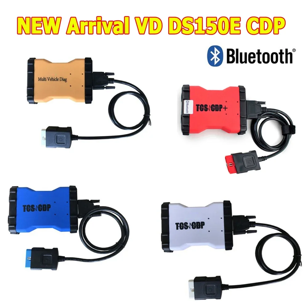 Gold Color ! ! 2021.11 Keygen On Cd Vd Ds150e Cdp with Bluetooth Car Truck Obd2 Scanner Tools New Vci For TNESF DELPHIS ORPDC