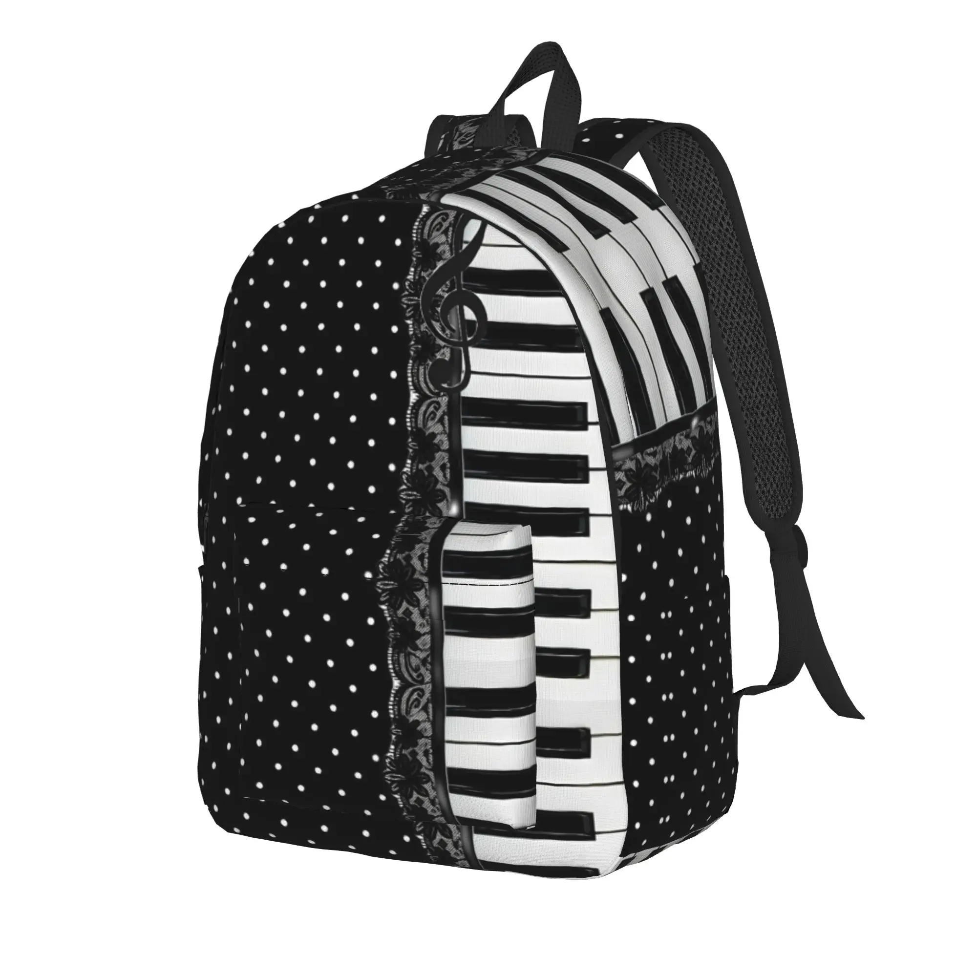 Piano Mochilas Mujer Polka Dot Backpack  University Backpacks Teen Design Print School Bags Fashion Rucksack