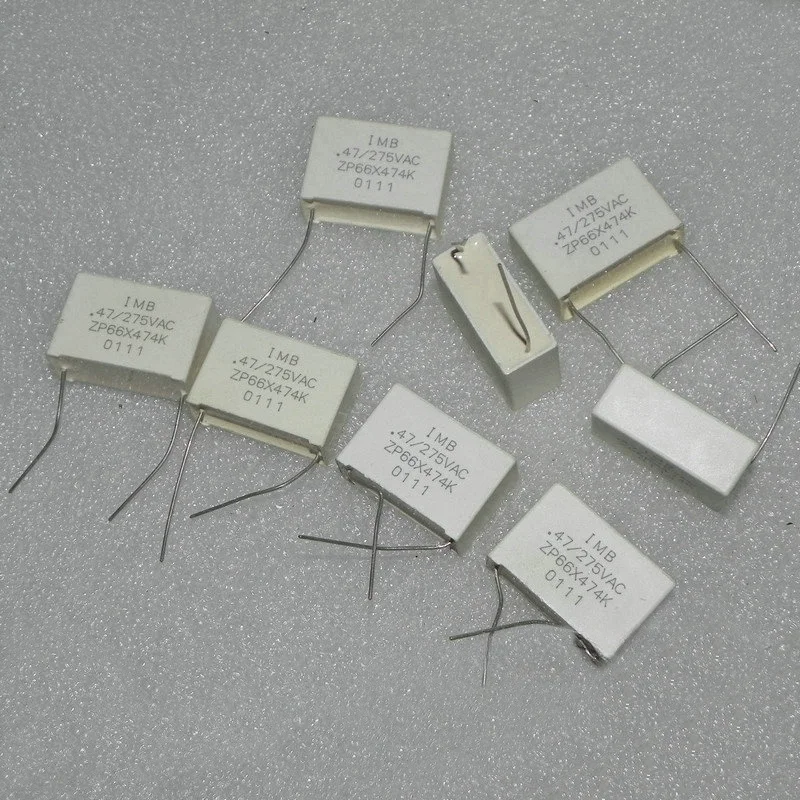 5 PCS IMB 275v 474 K 0.47uf ZP66X474K 500vdc pinos de cobre capacitores de filme de acoplamento de segurança