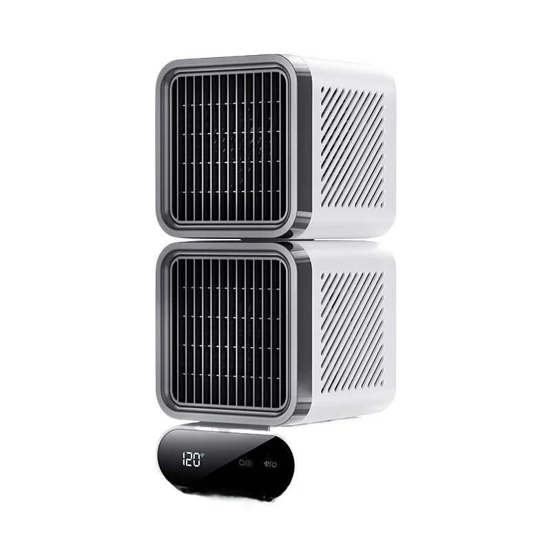 

Digital desktop dual turbo shaking fan dual trend intelligent USB digital display electric fan ZF12