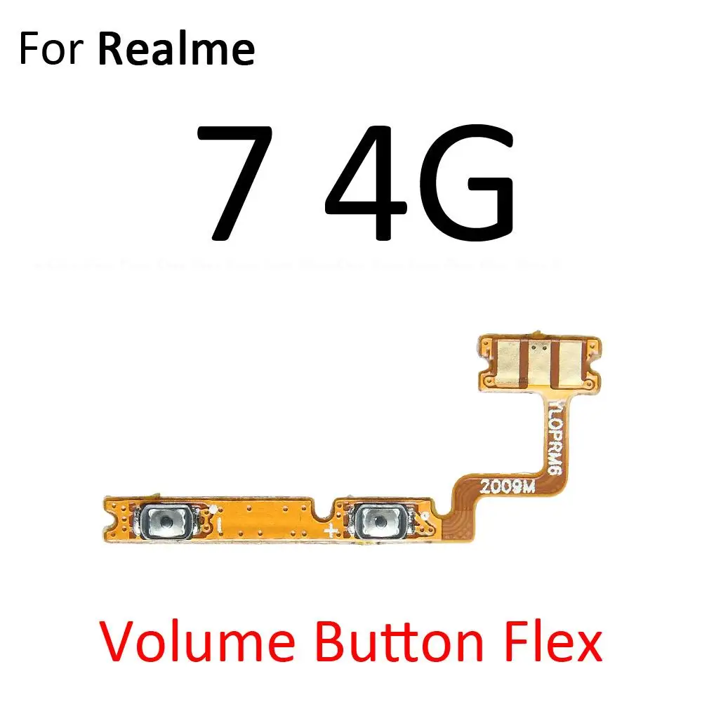 Power ON OFF Mute Switch Control Key Volume Button Flex Cable For OPPO Realme 7 7i 8i 8s 8 Pro 4G 5G Repair Parts