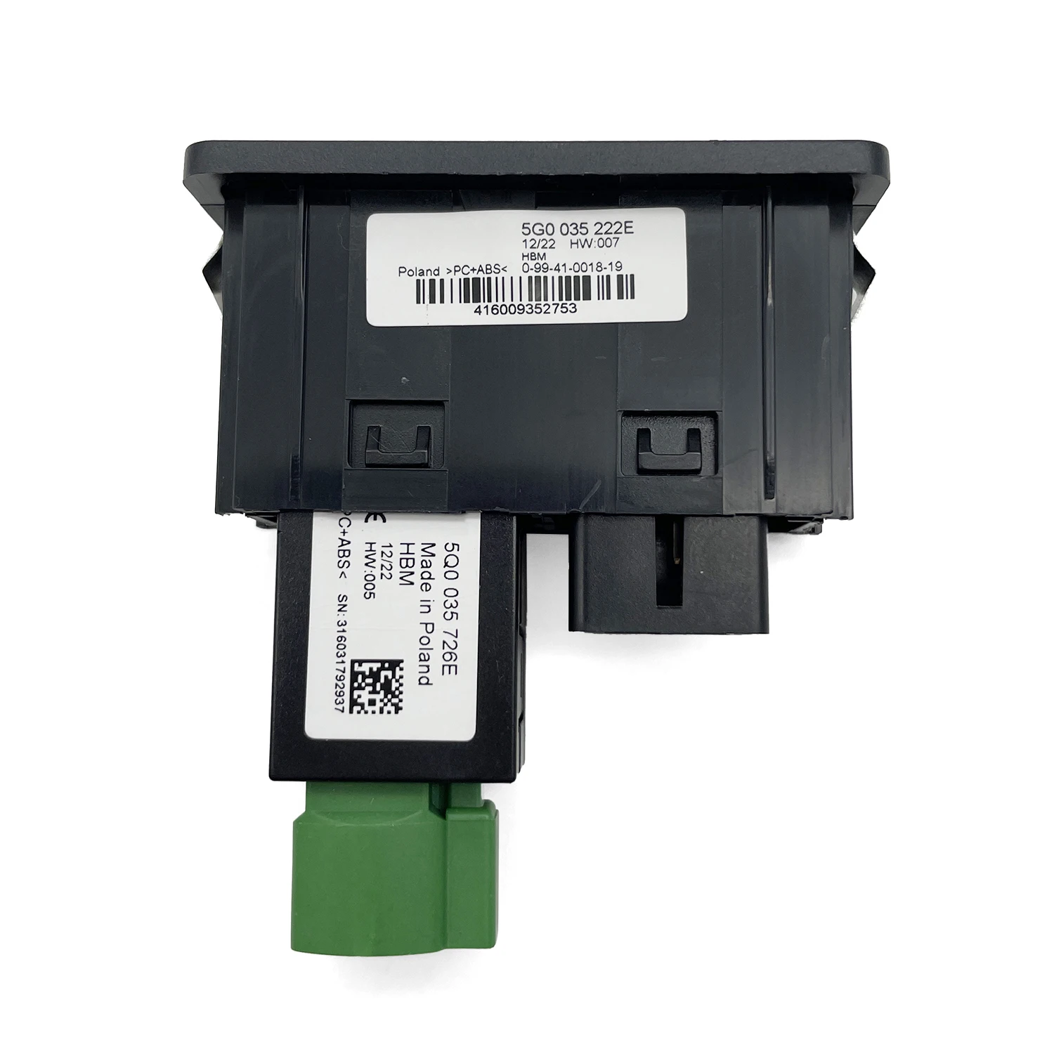 5Q 035 726 E CarPlay USB-Switch-Port für Golf 7 Tiguan Kodiaq Karoq Octavia 5Q 0035726 E – Detail 3