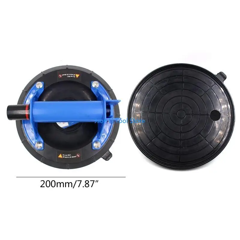 Y08D Piring Vakum Vakum Tahan Lahan Piring Vakum Tugas Berat Dengan Pegangan untuk Ubin Kaca Mirror Memindahkan Granit Lifting